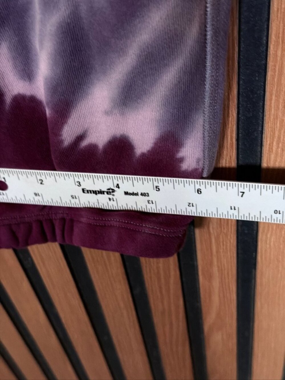 NSF Sweatpants Womens XL Womens Purple Tie Dye Joggers 100% Cotton - Picture 6 of 10